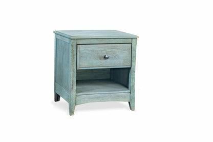 Night and Day Furniture Bedroom Antique Blue / Nightstand Secrets Case Goods - Many Colors To Choose From