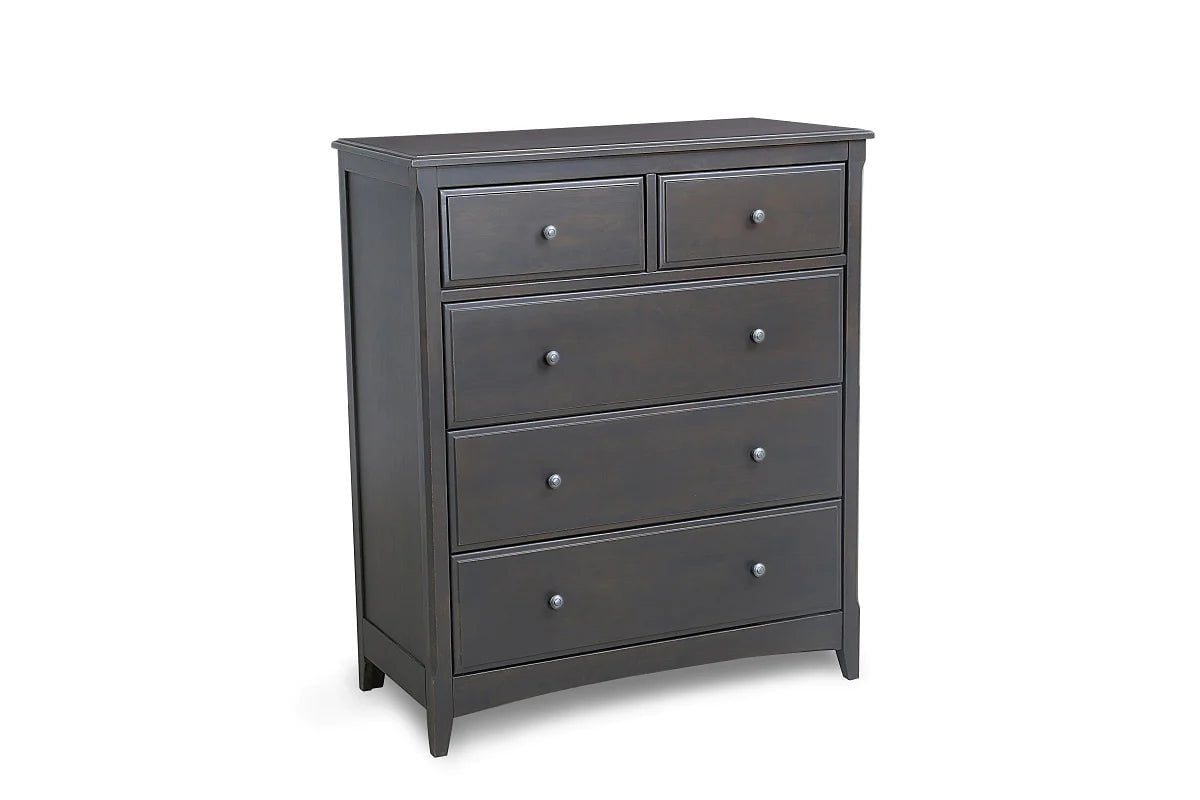 Night and Day Furniture Bedroom Secrets 5 Drawer Chest - Stonewash