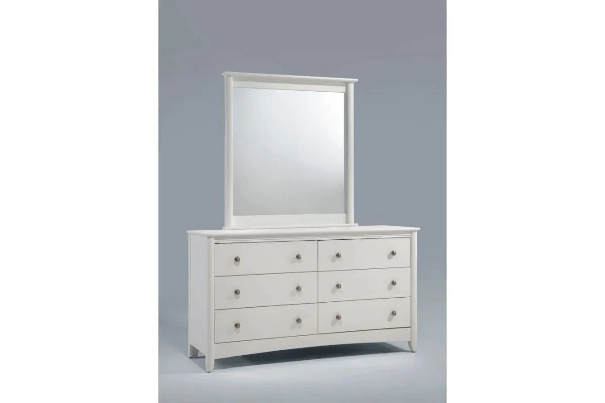 Night and Day Furniture Bedroom White / Dresser Without Mirror Secrets 7 Drawer Dresser - Many Colors To Choose From
