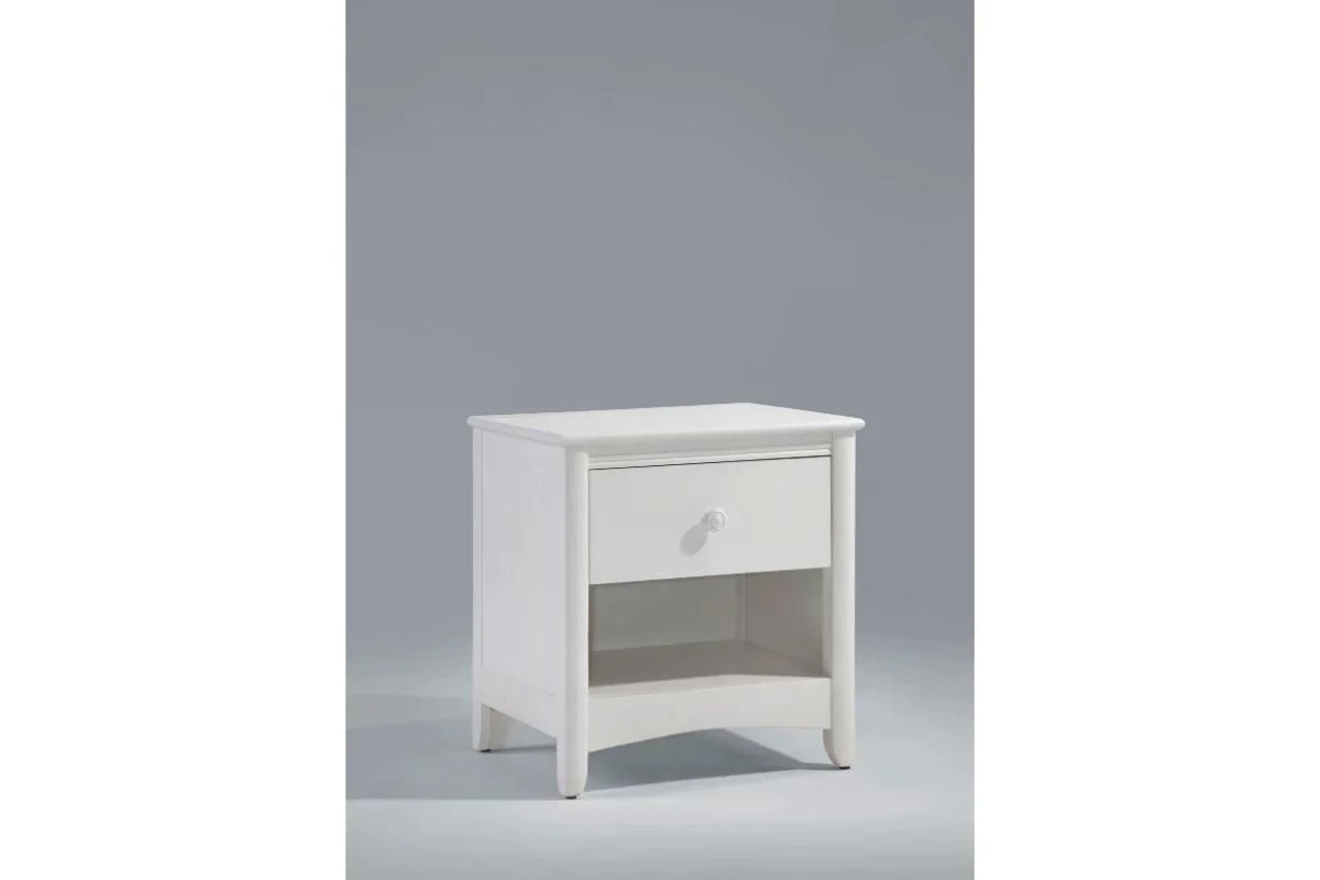 Night and Day Furniture Bedroom White Secrets Nightstand - Many Colors To Choose From