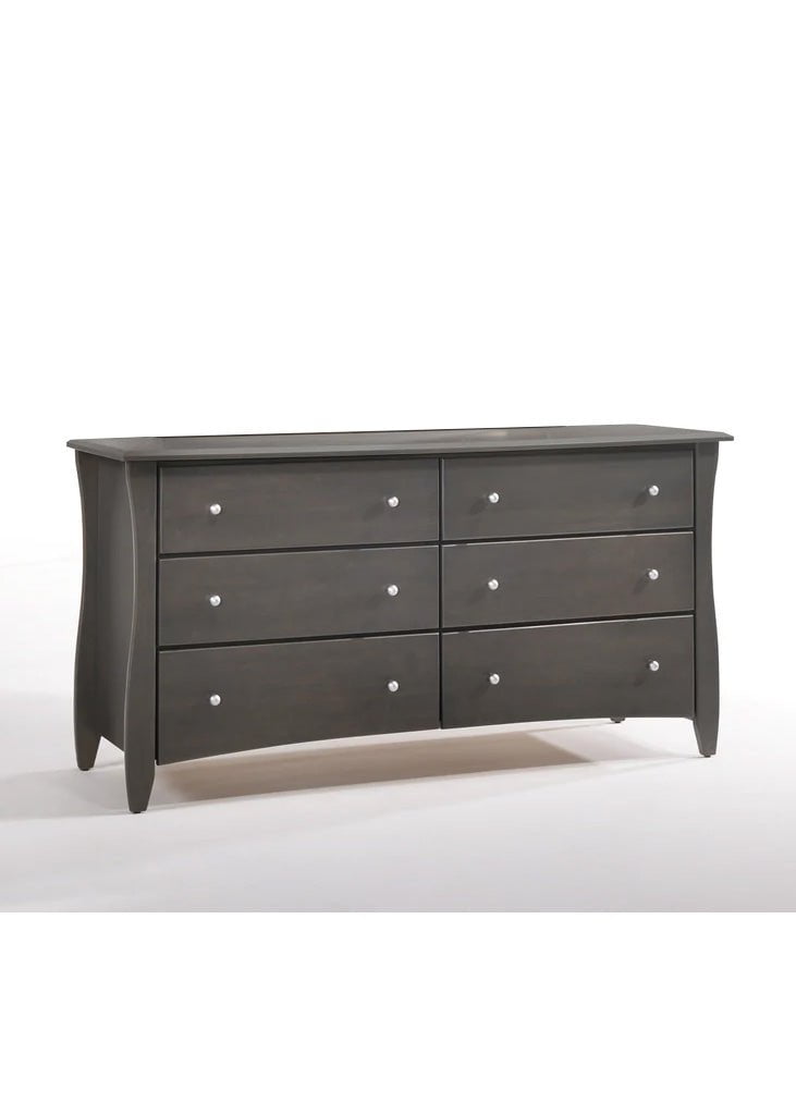 Night and Day Furniture Bedroom Stonewash / Dresser (no Mirror) Clove Case Goods - Many Colors To Choose From