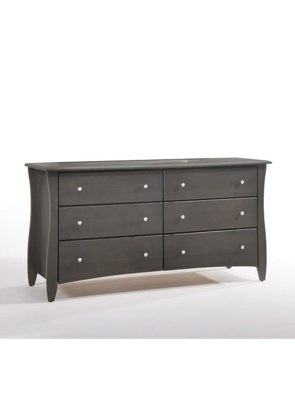 Night and Day Furniture Bedroom Stonewash / Dresser (no Mirror) Clove Case Goods - Many Colors To Choose From