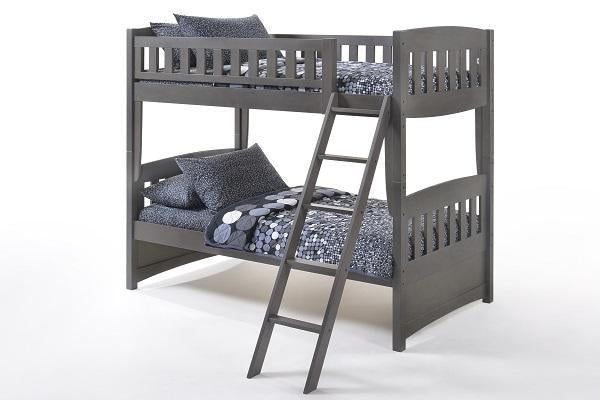 Cinnamon Twin Over Twin Bunk Bed (5 colours)