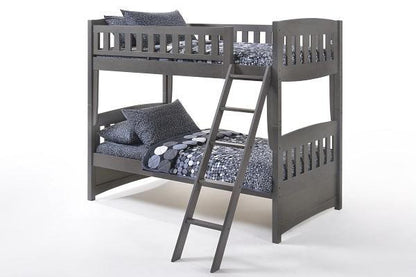 Cinnamon Twin Over Twin Bunk Bed (5 colours)