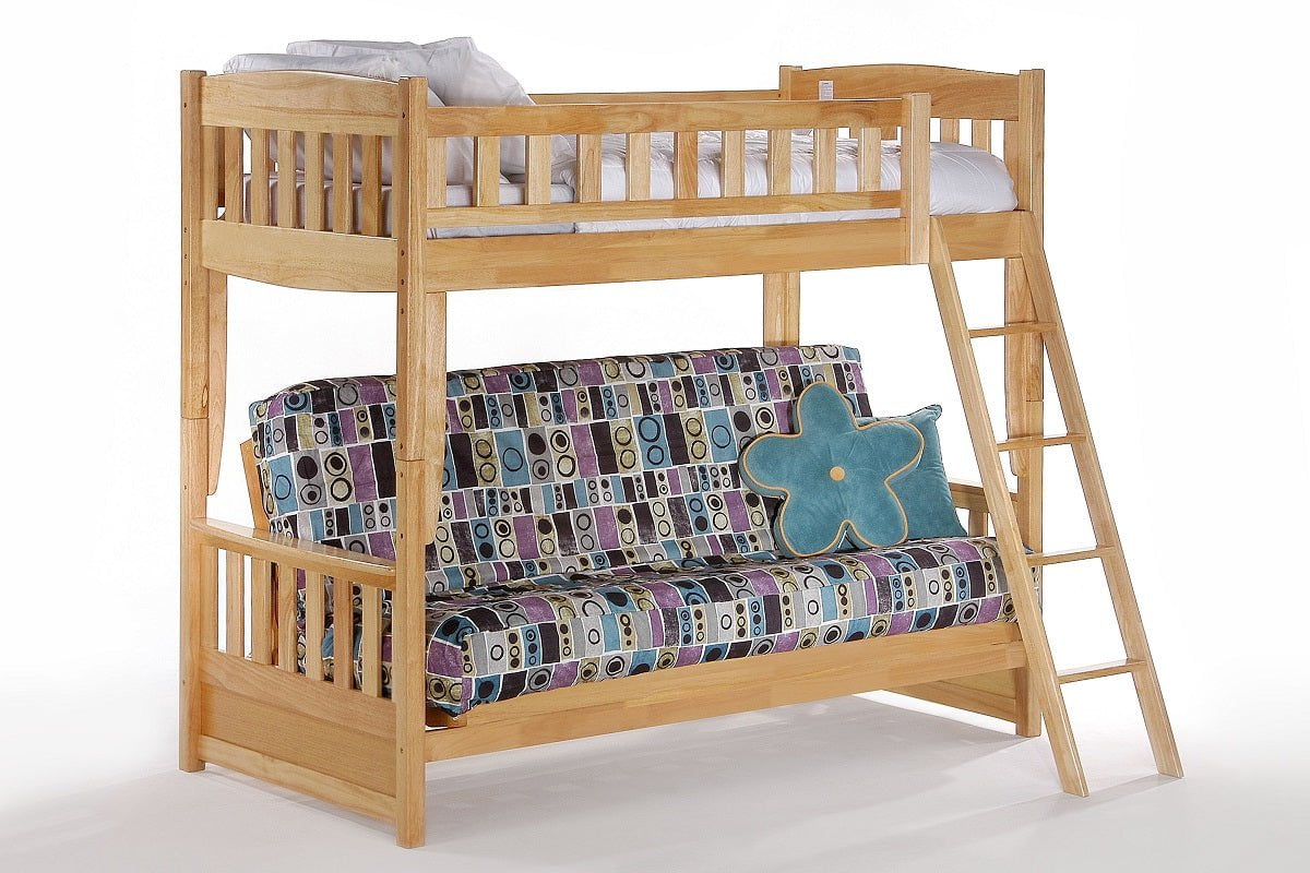 Cinnamon Futon Bunk Bed