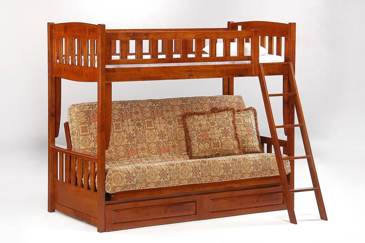 Cinnamon Futon Bunk Bed