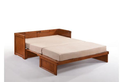 Night and Day Furniture Cabinet Beds Cherry Murphy Cube Cabinet Bed
