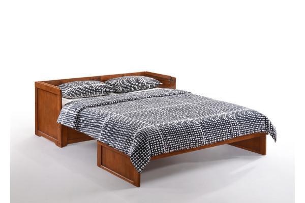 Night and Day Furniture Cabinet Beds Cherry Murphy Cube Cabinet Bed
