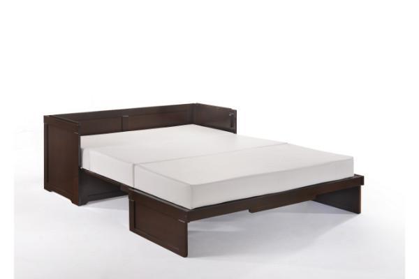 Night and Day Furniture Cabinet Beds Cherry Murphy Cube Cabinet Bed