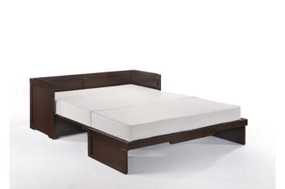 Night and Day Furniture Cabinet Beds Cherry Murphy Cube Cabinet Bed