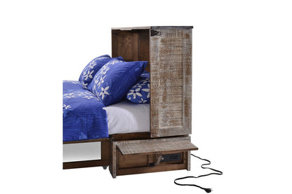 Night and Day Furniture Murphy Cabinet Beds White Bark Poppy Murphy Cabinet Bed