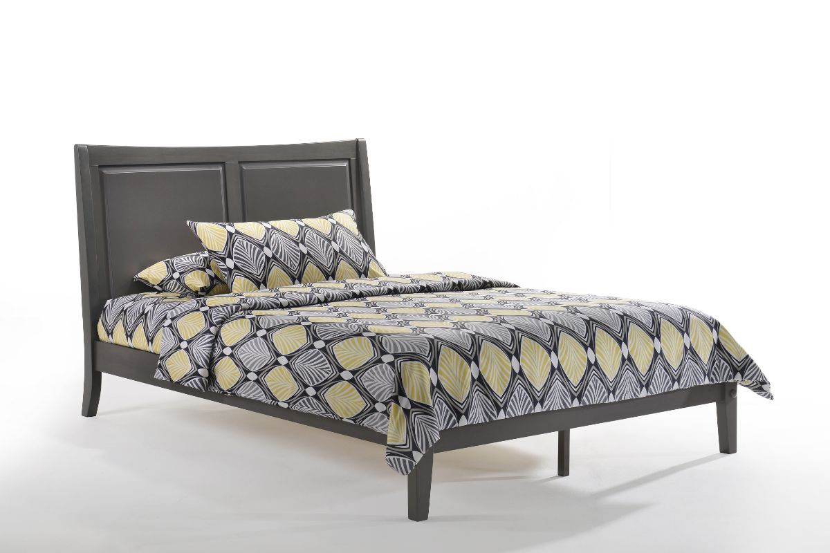 Night and Day Furniture Platform Beds Queen / Stonewash / No Underbed Drawers Saffron Low Platform Bed (P-Series)