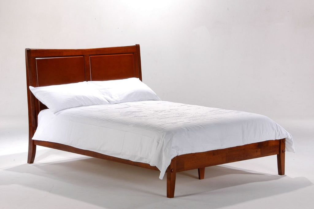 Night and Day Furniture Platform Beds Queen / Cherry / No Underbed Drawers Saffron Low Platform Bed (P-Series)