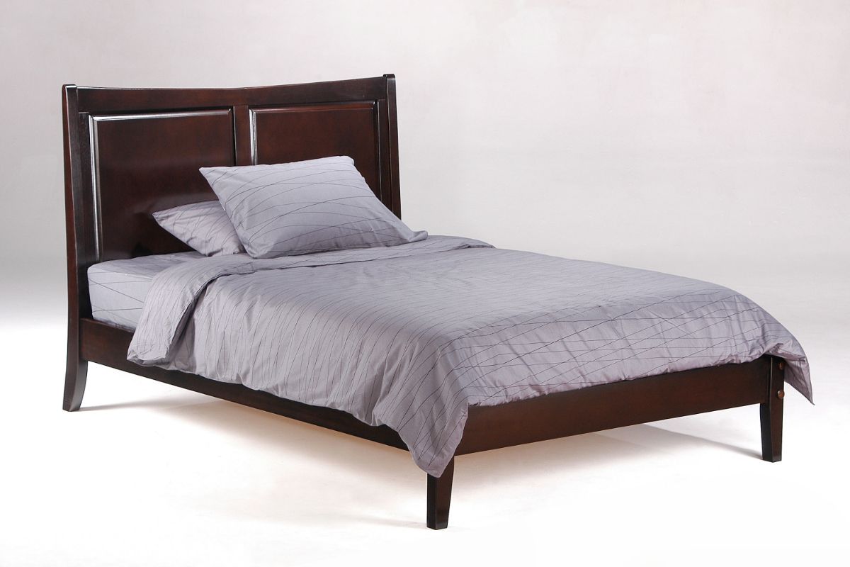 Night and Day Furniture Platform Beds Queen / Dark Chocolate / No Underbed Drawers Saffron Low Platform Bed (P-Series)