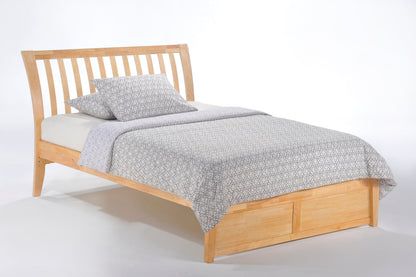 Nutmeg Platform Bed - 5 Colours Available