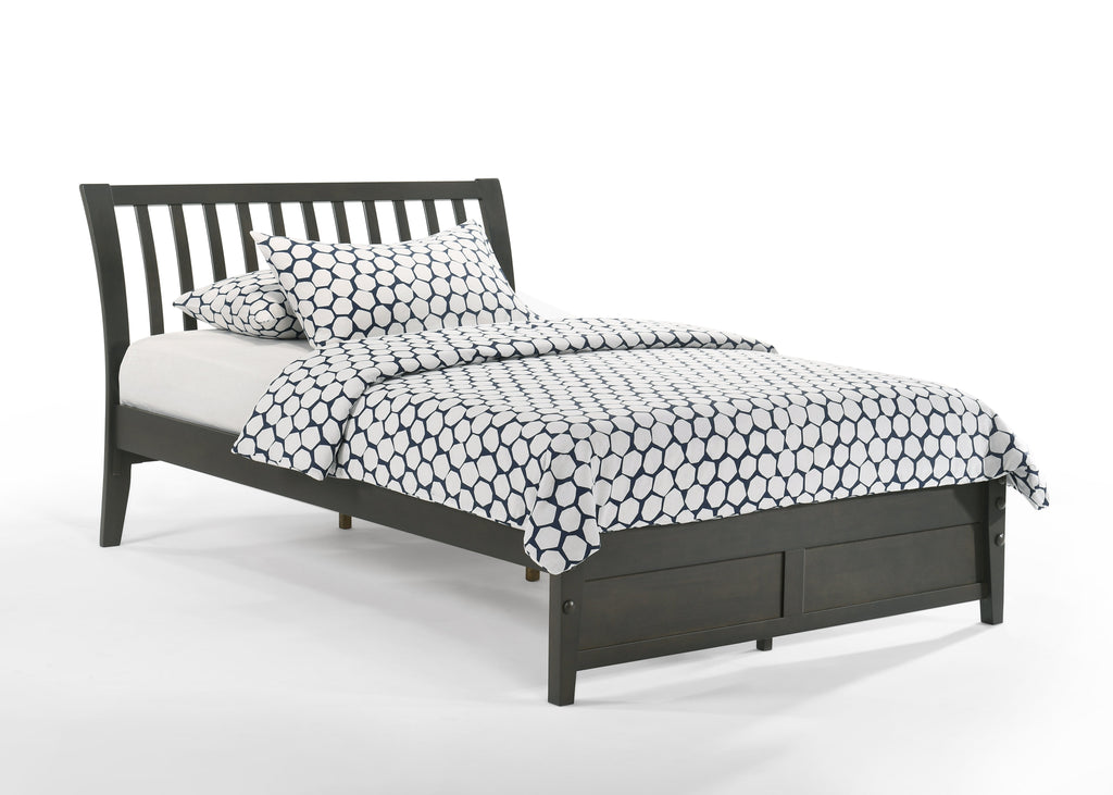 Night and Day Furniture Platform Beds Twin / Stonewash Nutmeg K-Series Platform Bed